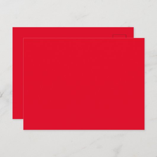 Custom Branded Red Afbeelding-Perfect Standard Briefkaart (Voorkant / Achterkant)