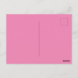 Custom Branded Roze Afbeelding-Perfect Standaard Briefkaart