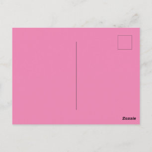Custom Branded Roze Afbeelding-Perfect Standaard Briefkaart