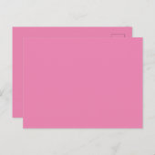 Custom Branded Roze Afbeelding-Perfect Standaard Briefkaart (Voorkant / Achterkant)