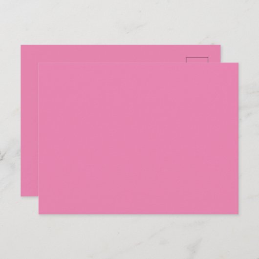Custom Branded Roze Afbeelding-Perfect Standaard Briefkaart (Voorkant / Achterkant)