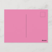 Custom Branded Roze Afbeelding-Perfect Standaard Briefkaart (Achterkant)