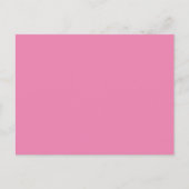 Custom Branded Roze Afbeelding-Perfect Standaard Briefkaart (Voorkant)