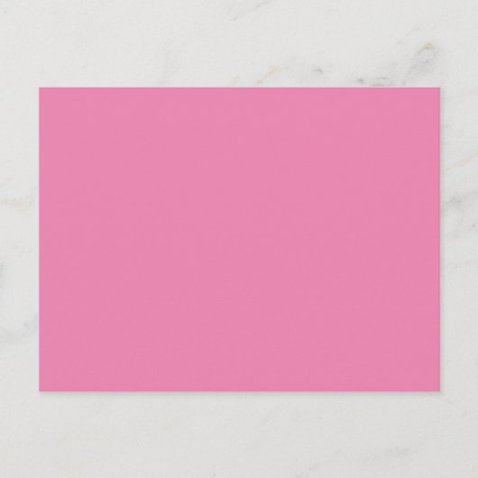 Custom Branded Roze Afbeelding-Perfect Standaard Briefkaart (Voorkant)