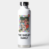 Custom Branded Roze Geel Blauw Persoonlijk Waterfles (Links)