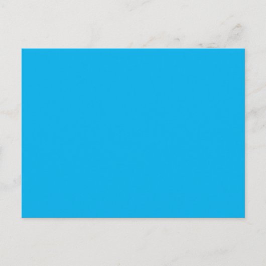 Custom Branded Sky Blue Afbeelding-Perfect Standaa Briefkaart (Voorkant)