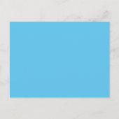 Custom Branded Sky Blue Afbeelding-Perfect Standaa Briefkaart (Voorkant)