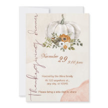 Custom Branded Waterverf Botanische Thanksgiving