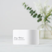 Custom Branded Wedding Photographer Visitekaartje (Staand voorkant)