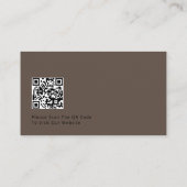 Custom Branded Wedding Photographer Visitekaartje (Achterkant)