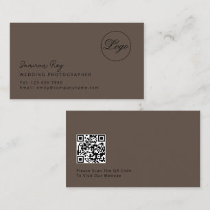 Custom Branded Wedding Photographer Visitekaartje
