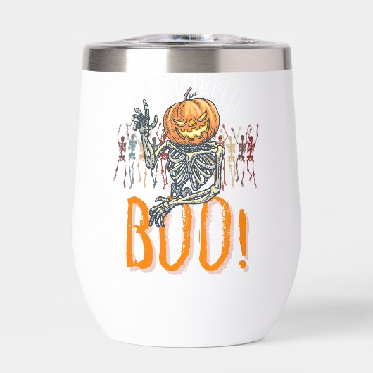 Custom Branded Wit en Sinaasappel Grunge Halloween (Voorkant)