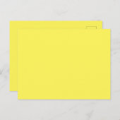 Custom Branded Yellow Afbeelding-Perfect Standaard Briefkaart (Voorkant / Achterkant)