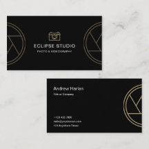 Custom Branded Zwart Minimalistische Fotograaf