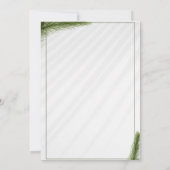 Custom BrandedWhite Moderne Kerstmis Fotocollage Kaart (Achterkant)