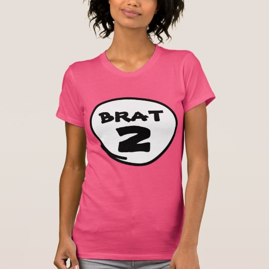 Custom Brat 2 Shirt, Part of Funny Matching T-shirt (Voorkant)