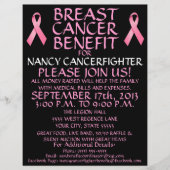 Custom Breast Cancer Benefit Flyer (Voorkant)