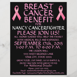 Custom Breast Cancer Benefit Flyer