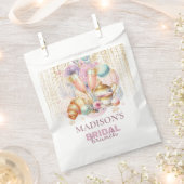 Custom Bridal Brunch Roze & Gouden glitter Bedankzakje (Geknipt)