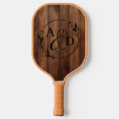 Custom Bridal Pickleball Paddle (Achterkant)