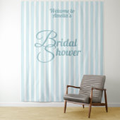 Custom Bridal Shower Banner - Elegant Decoration Wandkleed (In situ)