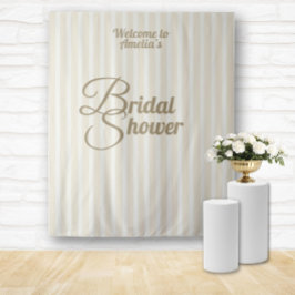 Custom Bridal Shower Banner - Elegant Decoration Wandkleed
