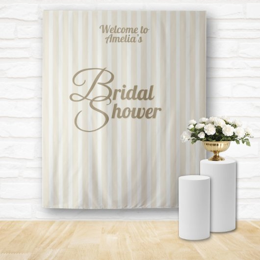 Custom Bridal Shower Banner - Elegant Decoration Wandkleed