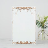 Custom Bridal Shower Notes or Party Game Card (Staand voorkant)