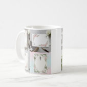 Custom Bride and Groom Illustration Koffiemok (Voorkant links)