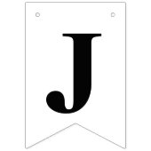 CUSTOM BRIDE + BRUIDEGOM INITIALEN MET TROUWDATUM VLAGGETJES (Derde vlag)