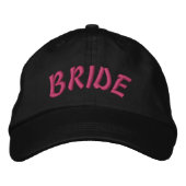 Custom Bride Personalized Embroidered Geborduurde Pet (Voorkant)