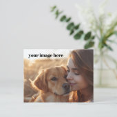 Custom Briefkaart (Staand voorkant)