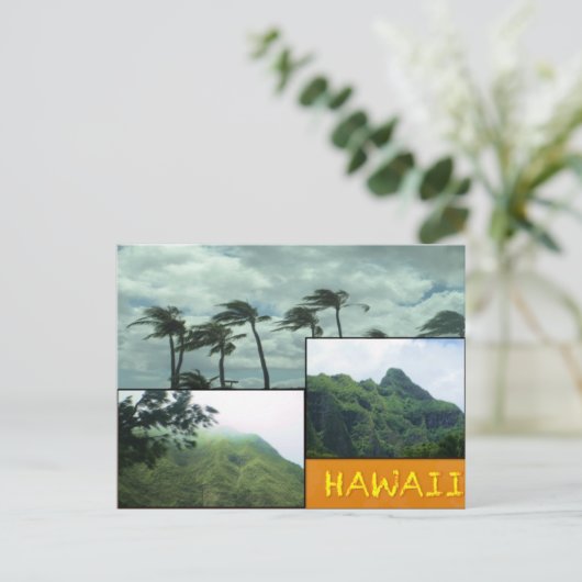 CUSTOM BRIEFKAARTEN - HAWAII COLLAGE# 24 (Staand voorkant)