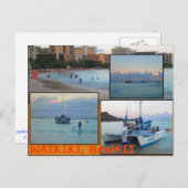 CUSTOM BRIEFKAARTEN - HAWAII COLLAGE# 28 (Voorkant / Achterkant)