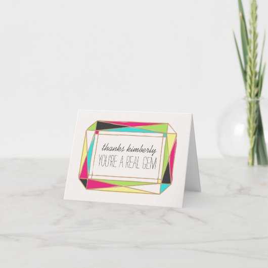 Custom | Bright Gem Bedankt (Voorkant)