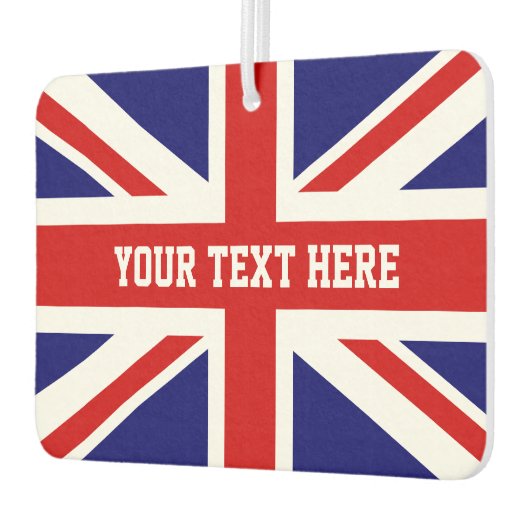 Custom Britse Unie Jack vlag auto luchtverfrisser (Links)