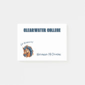 CUSTOM Broncos hengst mascotte | Blauw & Sinaasapp Post-it® Notes (Voorkant)