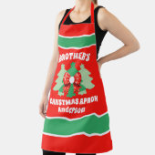 Custom Brother's kerstcadeau Schort (Insitu)