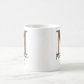 Custom Brown Graduation Mug Gift for Her or Him  Koffiemok (Center)