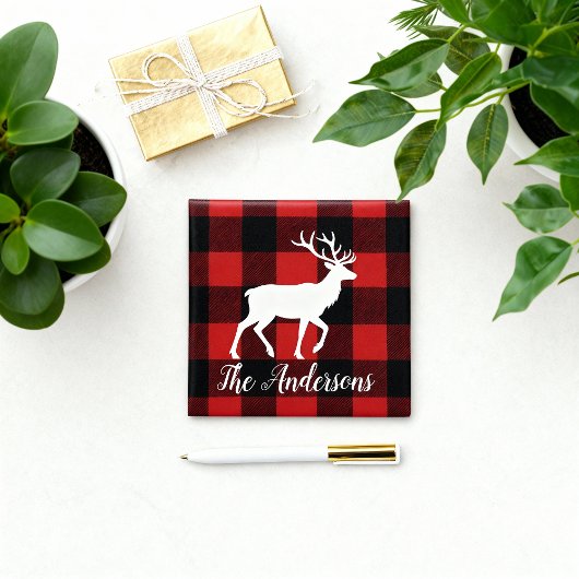 Custom Buffalo Plaid Deer Gift Wrap Tissue Paper  Tissuepapier