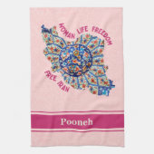 Custom Bulk Perzische Gifts voor Drukke Moeders Vr Theedoek (Verticaal)