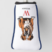  Custom Bulldog Putter   Golfheadcover (Draai 90)