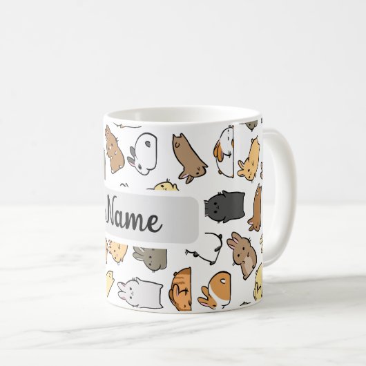 Custom bunny mug koffiemok (Voorkant rechts)