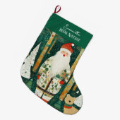 Custom Buon Natale Italiaans  Sinterklaas Grote Kerstsok (Voorkant (Hangend))
