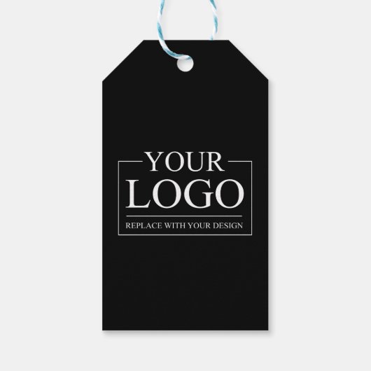 Custom Business ADD LOGO Company Professional Cadeaulabel (Achterkant)
