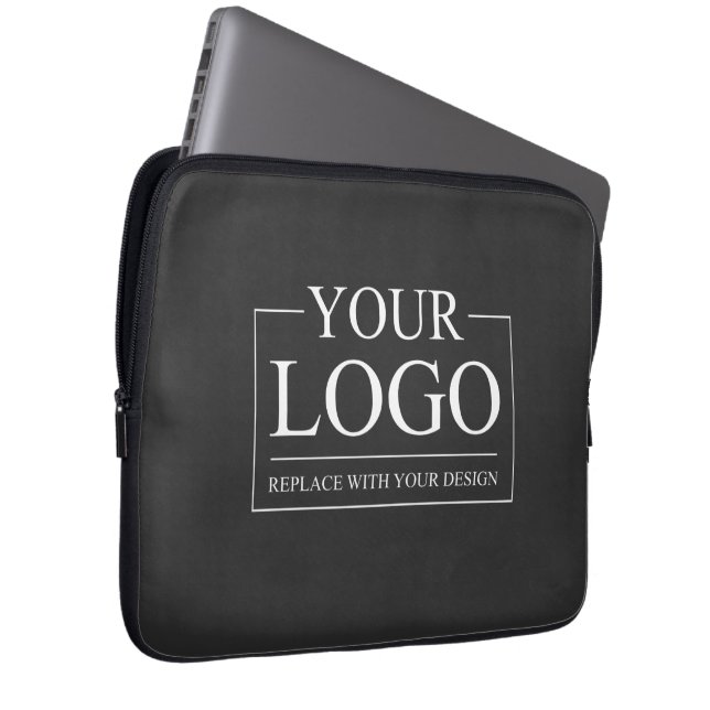 Custom Business ADD LOGO Company Professional Laptop Sleeve (Voorkant Rechts)