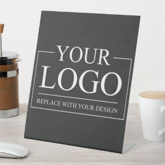 Custom Business ADD LOGO Company Professional Reclamebord Met Voetstuk