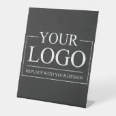 Custom Business ADD LOGO Company Professional Reclamebord Met Voetstuk (Voorkant)