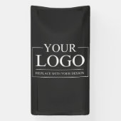 Custom Business ADD LOGO Company Professional Spandoek (Verticaal)