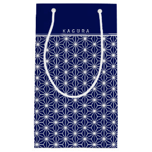 Custom Business Bag Japans KIMON Patroon ASANOHA Klein Cadeauzakje